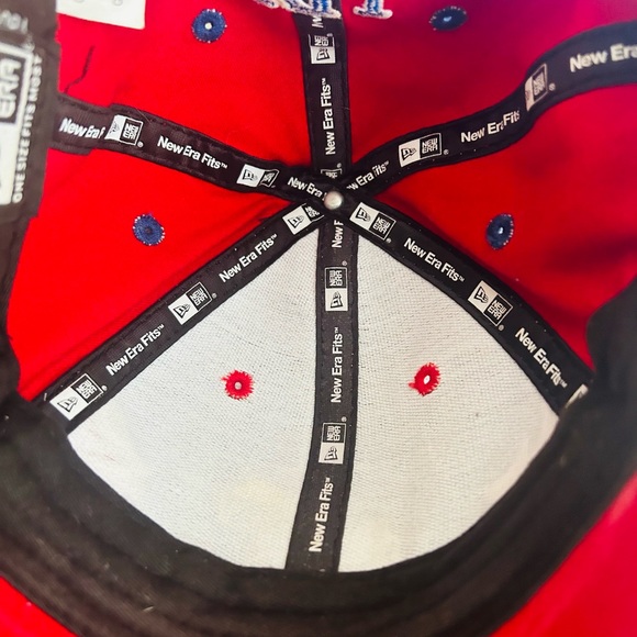 NEW ERA Kansas University KU Jayhawks Tribal Cap Youth 9FORTY style - Picture 5 of 9